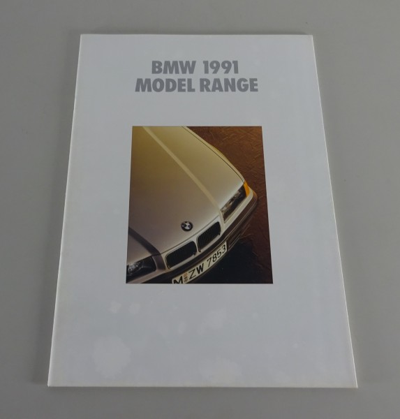 Prospectus BMW E36 / E30 / E34 / E32 / E31 / Z1 incl. M3 from 01/1991