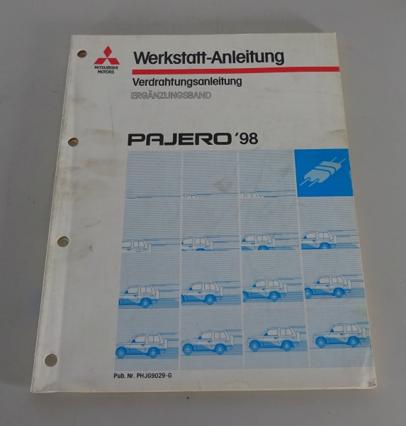 Werkstatthandbuch Elektrik Schaltpläne Ergänzung Mitsubishi Pajero V20 von 1998