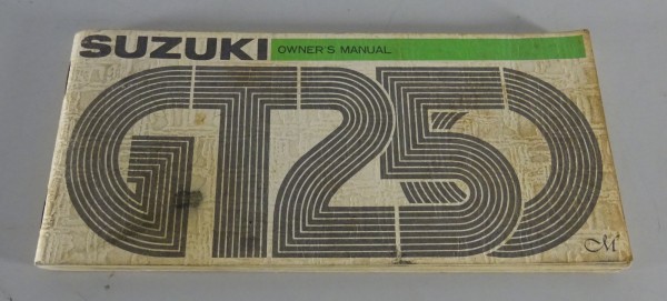 Owner's Manual / Betriebsanleitung Suzuki GT 250 Stand 07/1974