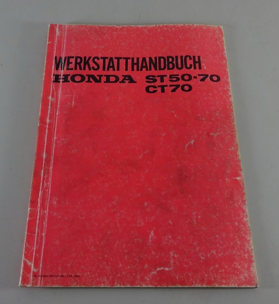 Werkstatthandbuch / Reparaturanleitung Honda Dax ST 50 / 70 + CT 70 Stand 1971