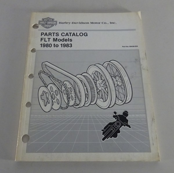 Parts catalog Harley Davidson FLT Models 1980 - 1983 from 10/1984