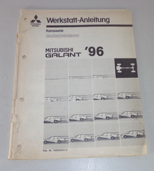 Werkstatthandbuch Mitsubishi Galant E 50 Nachtrag Karosserie von 1996