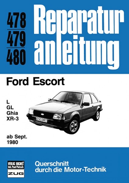 Ford Escort L / GL / Ghia / XR-3 ab Sept. 1980
