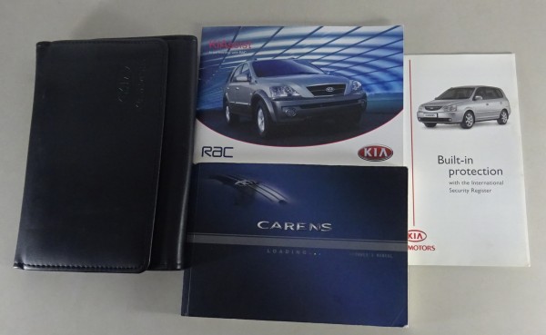 Owner's Manual / handbook + Wallet Kia Carens from 2005