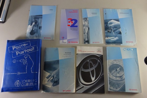 Bordmappe + Betriebsanleitung / Handbuch Toyota Avensis Typ T25 Stand 2004