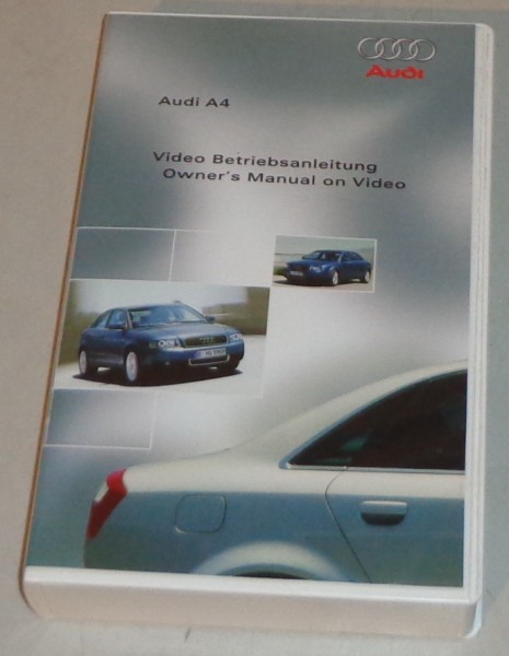 VHS Video Audi A4 B6 - Audi A4 Video Betriebsanleitung von 2000