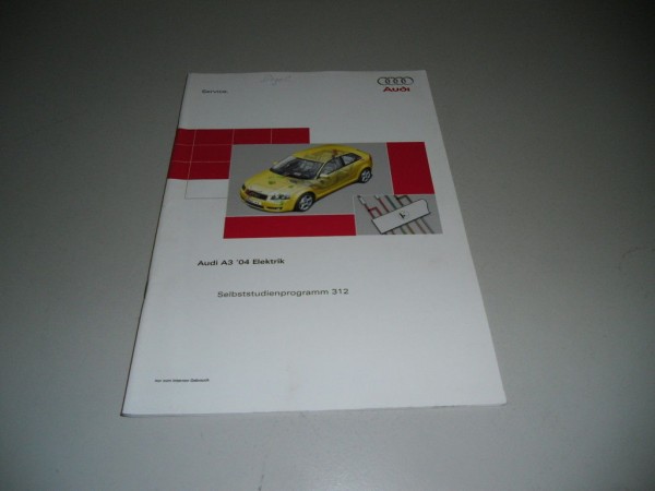 SSP 312 Audi A3 8P 8PA Elektrik Selbststudienprogramm