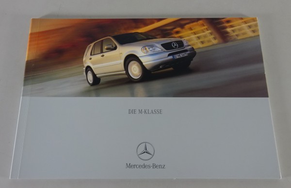 Prospekt / Broschüre Mercedes-Benz ML / M-Klasse + AMG Typ W163 Stand 12/2000