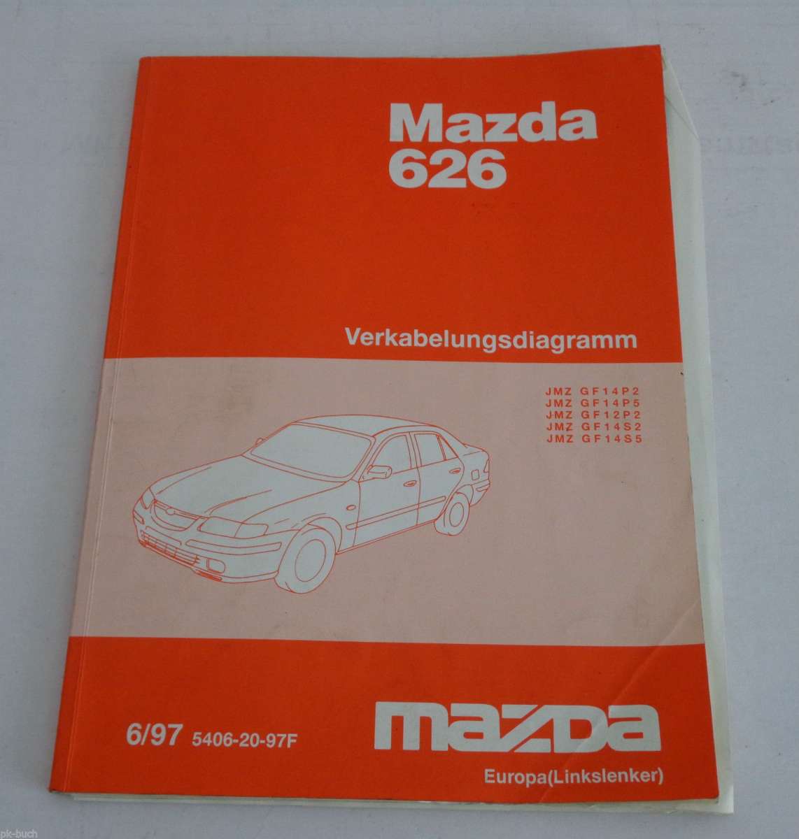 Werkstatthandbuch Mazda 626 GF / GW Elektrik Schaltpläne