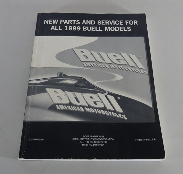 Workshop manual Buell Cyclone M2, Lightning X1, Thunderbolt S3 from 10/1998