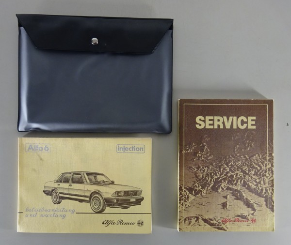 Bordmappe + Betriebsanleitung Alfa Romeo Alfa 6 / Sei Stand 09/1983