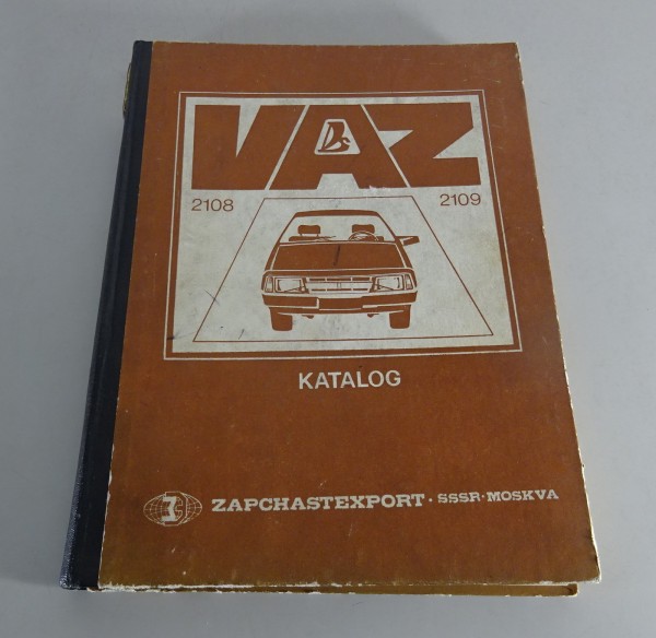 Teilekatalog Lada Samara 1300 / 1500 VAZ 2108 und VAZ 2109 Stand 01/1986