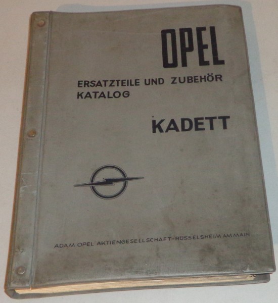 Teilekatalog Opel Kadett A Baujahr 1962-1965 Stand 1973