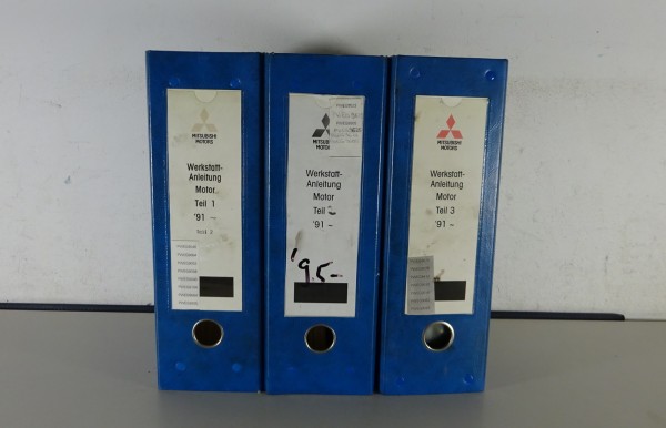 Werkstatthandbuch Reparaturanleitung Mitsubishi Motoren Band 1-3 ab Baujahr 1991