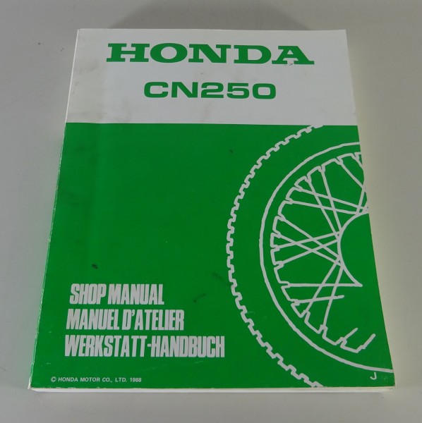 Werkstatthandbuch / Workshop Manual Honda Roller CN 250 Helix Typ MF 02 von 1988