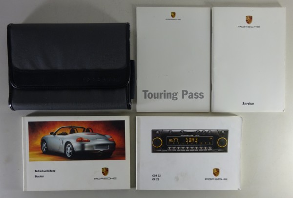Bordmappe + Betriebsanleitung Porsche Boxster Typ 986 Modelljahr 1998 von 4/1997