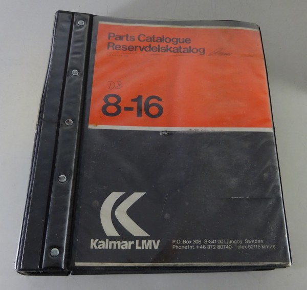 Teilekatalog / Parts list Kalmar LMV Forklift / Gabelstapler DC 8 - 16