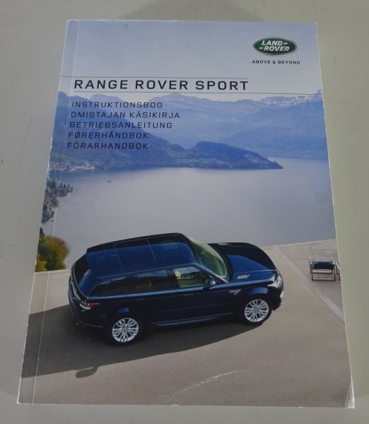 Betriebsanleitung / Handbuch Range Rover Sport LG / L405 auf deutsch von 2015