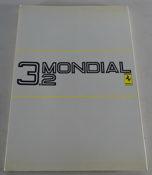 Owner´s Manual Ferrari Mondial 3,2 / Mondial 3,2 Cabriolet Stand 1987