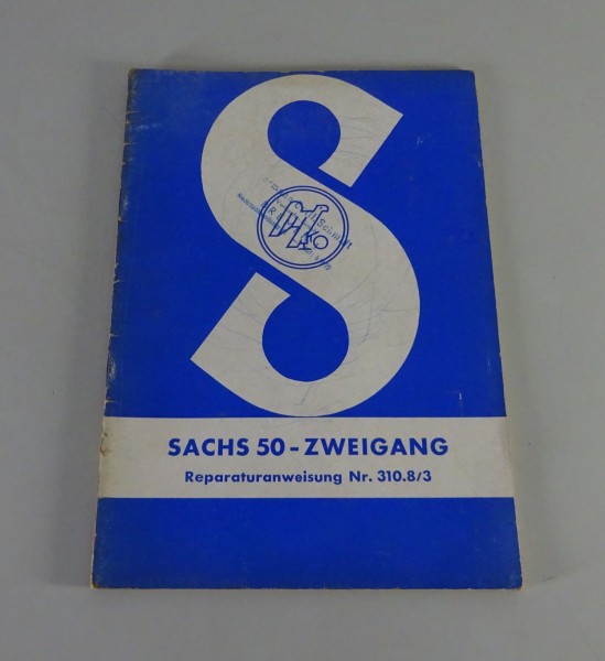 Reparaturanleitung Sachs Motor 50 Zweigang Stand 1958