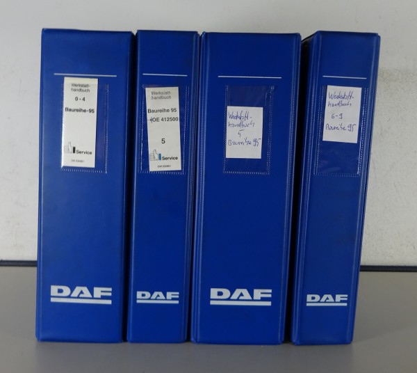 Werkstatthandbuch / Reparaturanleitung DAF LKW Baureihe 95 Stand 1995 | 4 Bände