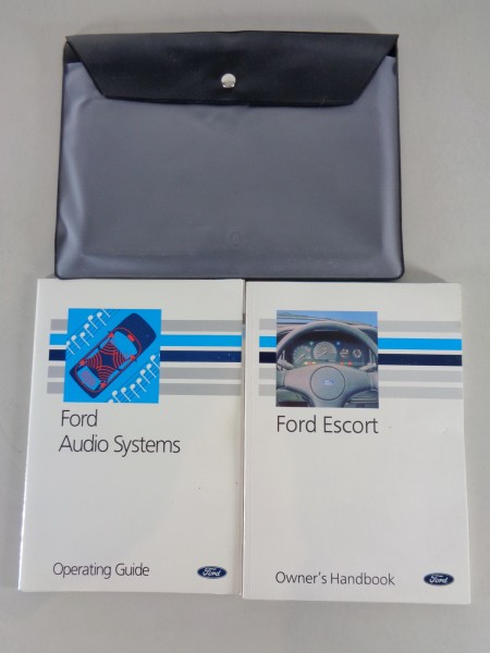 Owner's Manual / Handbook + Wallet Ford Escort '91 from 06/1990