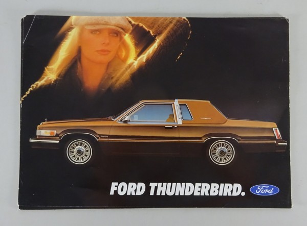 Prospekt / Prospektblatt Ford Thunderbird / Town Landa Stand 05/1981