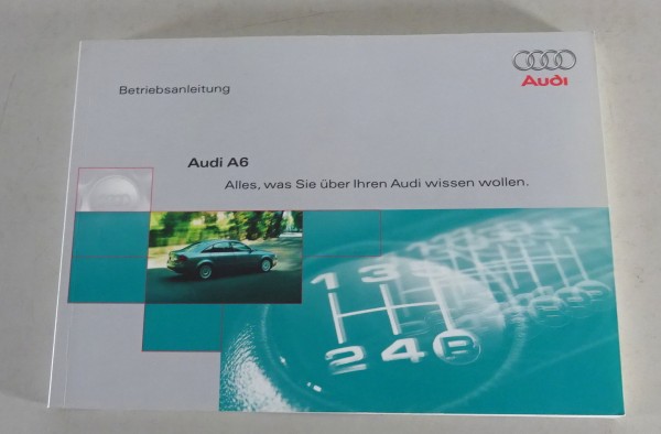 Betriebsanleitung / Handbuch Audi A6 B5 + Quattro von 08/1999