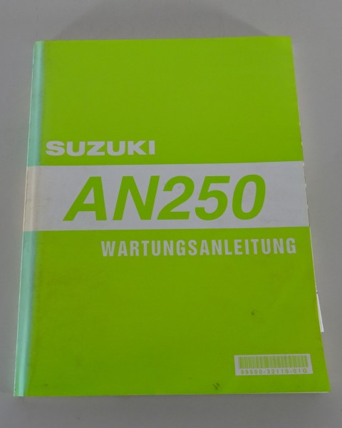 Werkstatthandbuch Suzuki AN 250 Burgman Roller von 05/1998