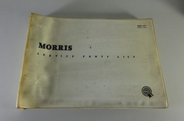 Parts List / Spare Parts Catalogue Morris Oxford Traveller Series V + VI