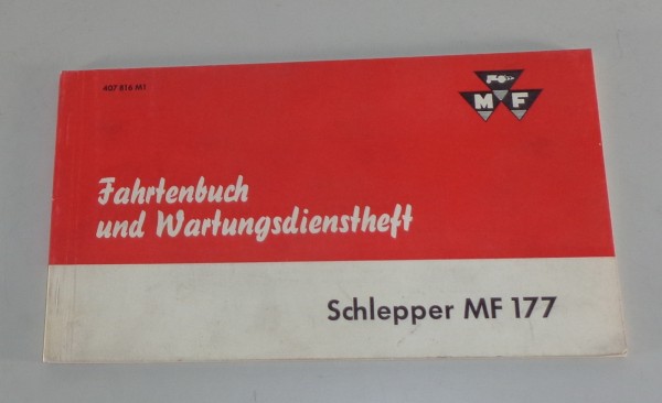 Scheckheft blanko MF 177 Schlepper