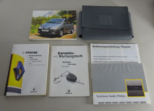 Bordmappe + Betriebsanleitung / Handbuch Renault Megane / Megane Scénic von 1997