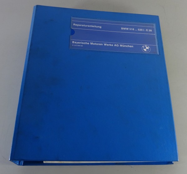 Werkstatthandbuch / Reparaturanleitung BMW 5er E28 518 ... 520i Stand 06/1981