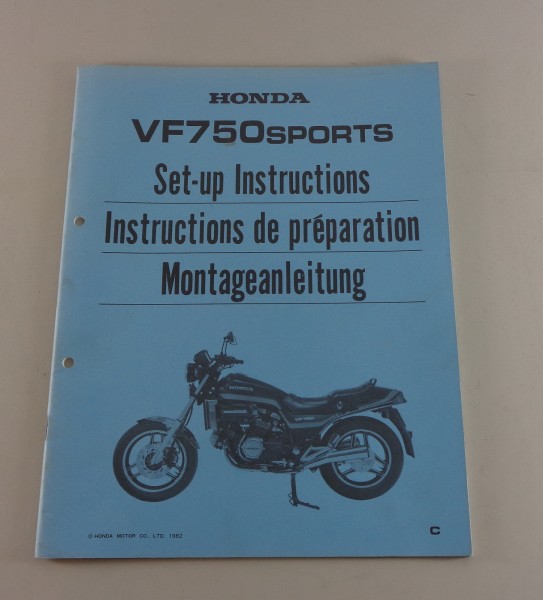 Montageanleitung / Set Up Manual Honda VF 750 Sports Stand 1982