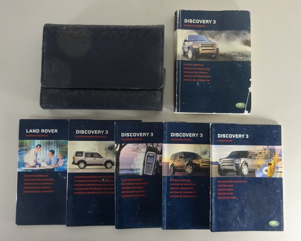 Owner's Manual + Wallet Land Rover Discovery 3 from 2004