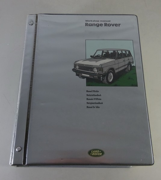 Werkstatthandbuch Range Rover Classic V8 + Diesel + Vogue Modelle Bj. 1985-1996