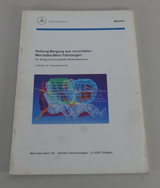 Leitfaden für Rettungsdienste Mercedes-Benz PKW 1994 Typ 124 140 126 202 107 129