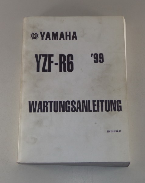 Werkstatthandbuch / Workshop Manual Yamaha YZF-R 6 von 1999