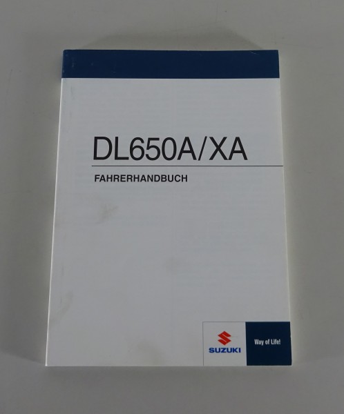 Betriebsanleitung / Handbuch Suzuki DL650 A / XA V-Strom L6 Stand 03/2015