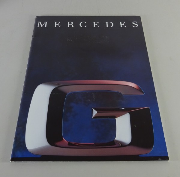 Prospect / Brochure Mercedes-Benz G-Klasse Station-Wagen / Cabrio v. 03/1990
