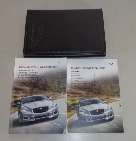 Owner's Manual + Wallet Jaguar XJ Typ X 351 edition 2013