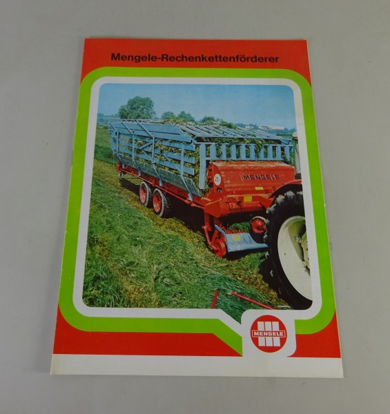 Prospekt / Broschüre Mengele Ladewagen LW 280 / 320 / 330 / 370