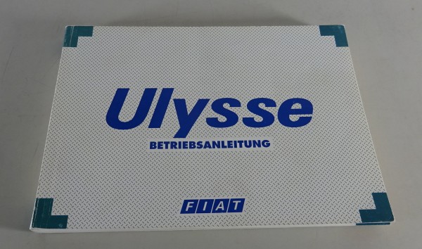 Betriebsanleitung / Handbuch Fiat Ulysse Stand 04/1996