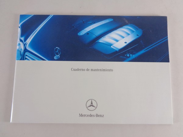 Scheckheft Mercedes Benz SLK, CLK, SL, CL, etc. auf Spanisch von 10/2003