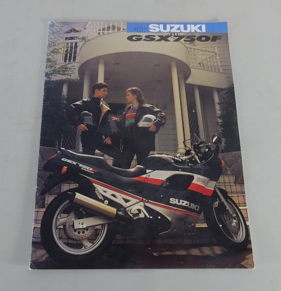 Prospekt / Broschüre Suzuki GSX 750F Stand 08/1988