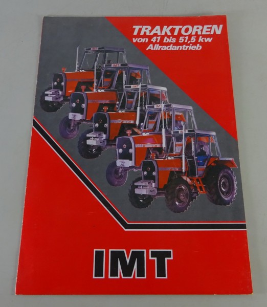 Prospekt IMT Traktoren 560DV E / 569 E / 569DV E / 577 E / 577DV E (53PS - 69PS)