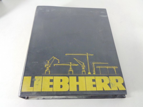 Betriebsanleitung + Handbuch Liebherr Turmdrehkran 185 HC Stand 03/1983