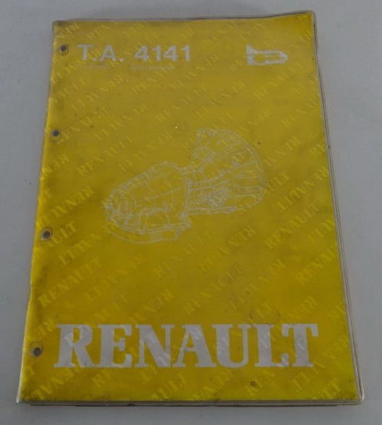 Werkstatthandbuch Renault Automatikgetriebe R 20 / 30 / 25 Typ 4141 von 09/1984