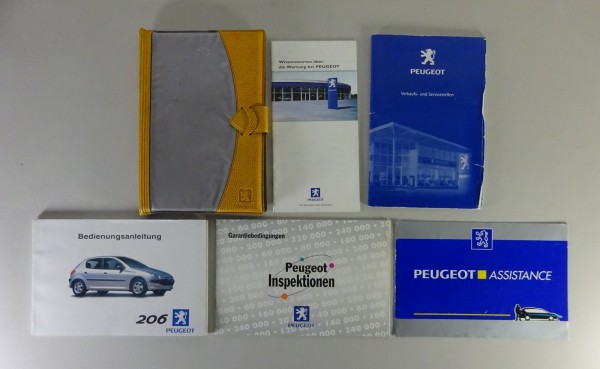 Bordmappe + Betriebsanleitung / Handbuch Peugeot 206 Stand 03/1999