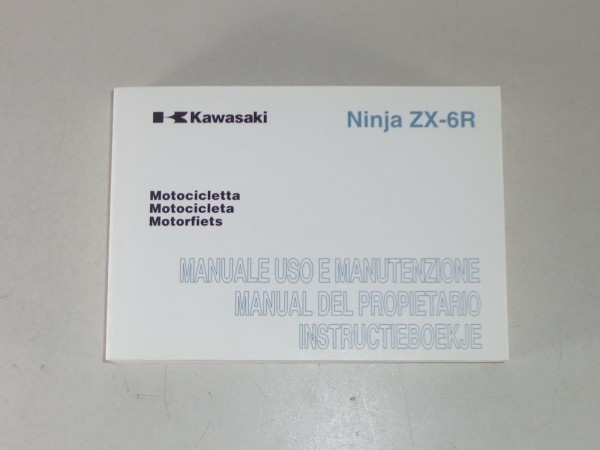 Uso e Manutenzione / Manual del Propietario Kawasaki Ninja ZX-6 R Stand 2009